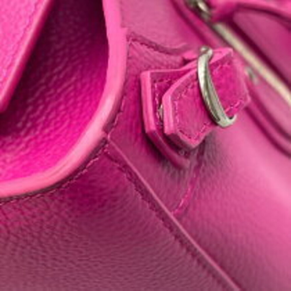 Balenciaga Neo Classic City Purple Leather Shoulder Bag - Picture 9 of 9